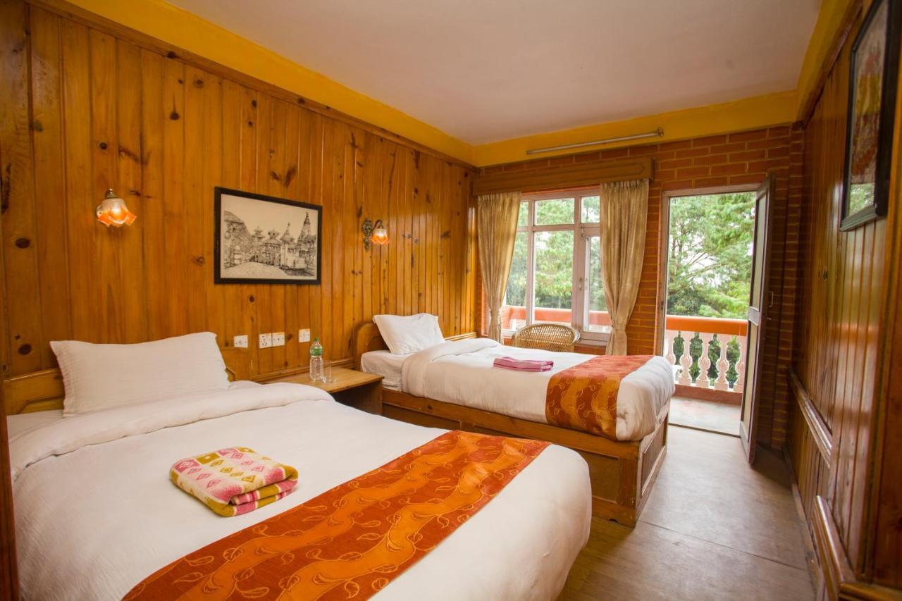 Langtang View Nagarkot Bed And Breakfast מראה חיצוני תמונה